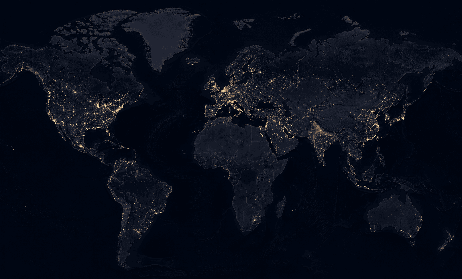 World map of ALB destinations